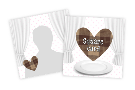 Square card