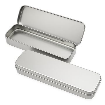 กล่องดินสอเหล็กทรงยาว