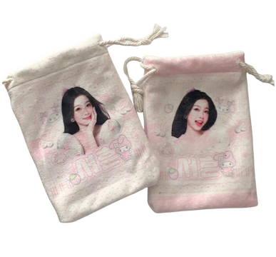 ถุงผ้าหูรูด Flocked fabric